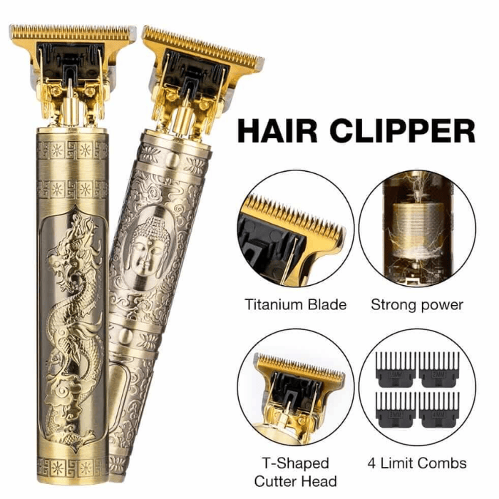 Vintage T9 Men's Hair Trimmer - Durable Metal Body
